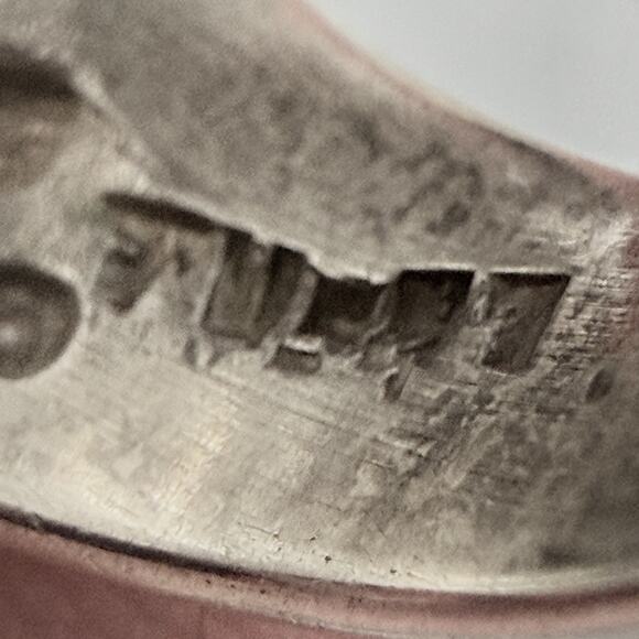 Vintage Taxco Mexico 925 Sterling Silver Ribbed Dome Shell Ring Size 5 TV-47 - Picture 9 of 13